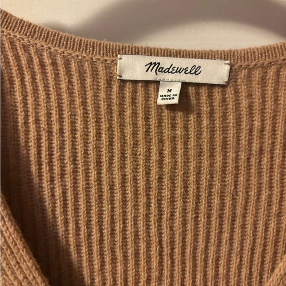 Madewell Relaxed V-Neck Sweater Dress - Picture 2 of 3
